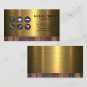 Gebäude | Holzmetall Visitenkarte (Vorne/Hinten)