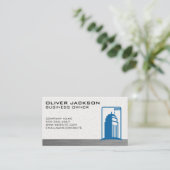 Gebäude im Bau Visitenkarte (Stehend Vorderseite)