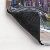 Gebäude in Burano, Venedig Mousepad (Ecke)