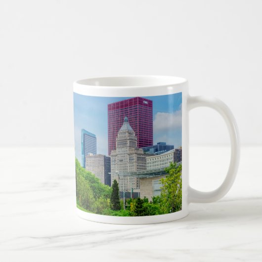 Gebäude in Chicago Kaffee Tasse (Rechts)