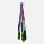 Gebäude in Chicago Neck Tie Krawatte (Rückseite)