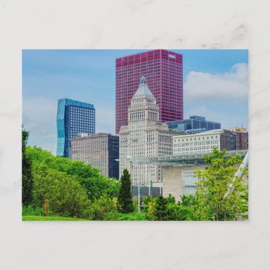 Gebäude in Chicago Postcard Postkarte (Vorderseite)