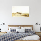 Gebäude (in m/c auf Papier) Leinwanddruck (Insitu (Schlafzimmer))