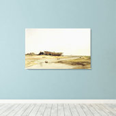 Gebäude (in m/c auf Papier) Leinwanddruck (Insitu (Holzboden))