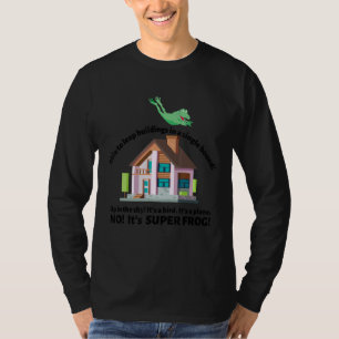 Gebäude in Single springen T-Shirt