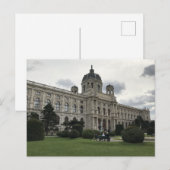 Gebäude in the Museum Quarter in Vienna Postkarte (Vorne/Hinten)