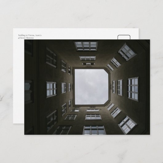 Gebäude in Wien, Österreich Postkarte (Vorne/Hinten)