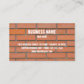 Gebäude-Industrie-Geschäfts-Karten-Schablone Visitenkarte (Vorderseite)