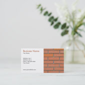 Gebäude-Industrie-Geschäfts-Karten-Schablone Visitenkarte (Stehend Vorderseite)