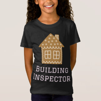 Gebäude Inspector Fun Gingerbread House Decoration T-Shirt