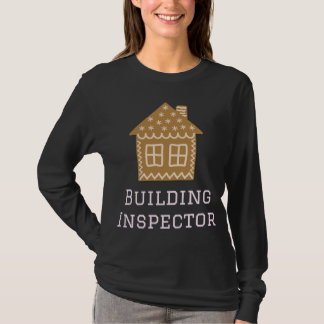 Gebäude Inspector Fun Gingerbread House Decoration T-Shirt