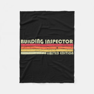 Gebäude Inspector Funny Job Title Birthday Worker Fleecedecke