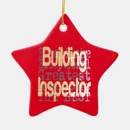 Gebäude Inspector Keramik Ornament (Vorne)