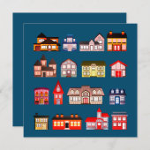 Gebäude-Karte für Leerarchitektur (Vorne/Hinten)