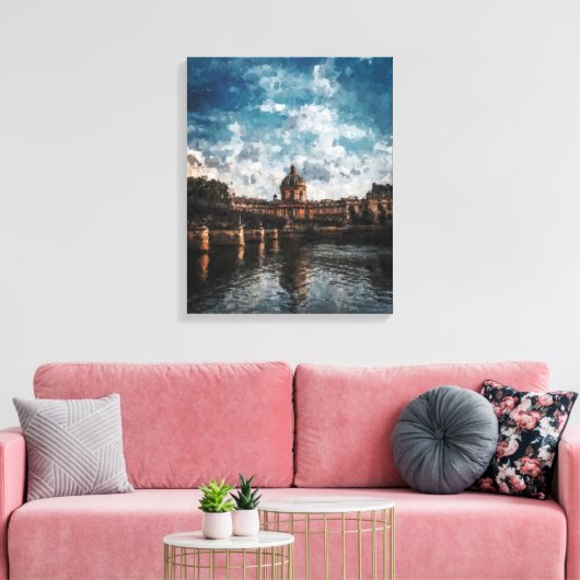 Gebäude Leinwanddruck (Insitu (Wohnzimmer))