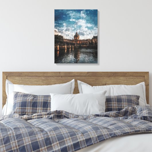 Gebäude Leinwanddruck (Insitu (Schlafzimmer))