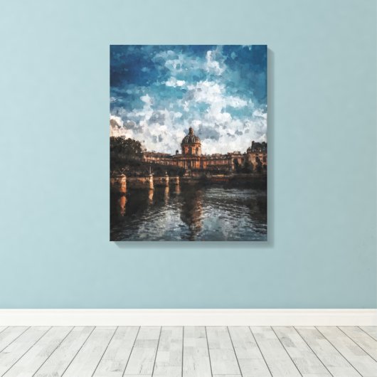 Gebäude Leinwanddruck (Insitu (Holzboden))