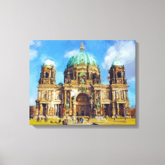 Gebäude Leinwanddruck (Vorderseite)