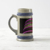 Gebäude Lighting Gray / Blue 22 oz Stein Bierglas (Links)