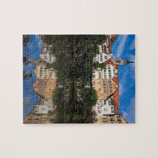 Gebäude-Linie| Deutschland Puzzle (Horizontal)