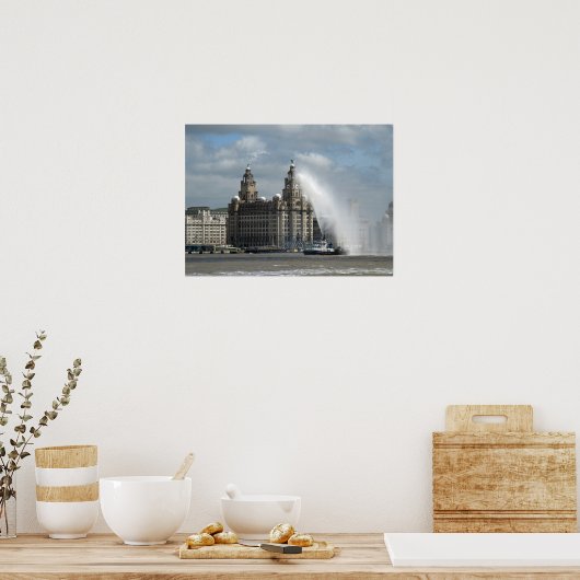 Gebäude Liverpool Poster (Küche)