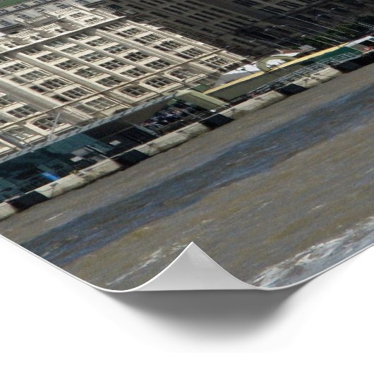 Gebäude Liverpool Poster (Ecke)