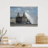 Gebäude Liverpool Poster (Küche)