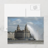 Gebäude Liverpool - Postkarte (Vorne/Hinten)