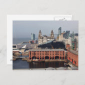 Gebäude Liverpool - Postkarte (Vorne/Hinten)
