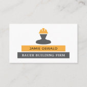 Gebäude-Logo, Baufirma Visitenkarte (Vorderseite)