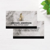 Gebäude-Logo für Immobilien-Real-Anwesen | Marmor (Schreibtisch)