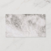 Gebäude-Logo | Marmor Visitenkarte (Rückseite)
