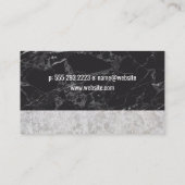 Gebäude | Marmorbeton Visitenkarte (Rückseite)