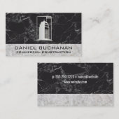Gebäude | Marmorbeton Visitenkarte (Vorne/Hinten)