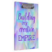 Gebäude mein kreatives MÄDCHEN Klemmbrett (Rechts)