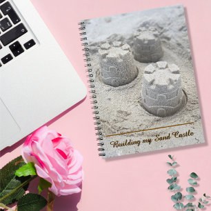 Gebäude mein Sandschloss Notizblock