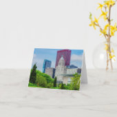 Gebäude mit Chicago Card Karte (Gelbe Blume)