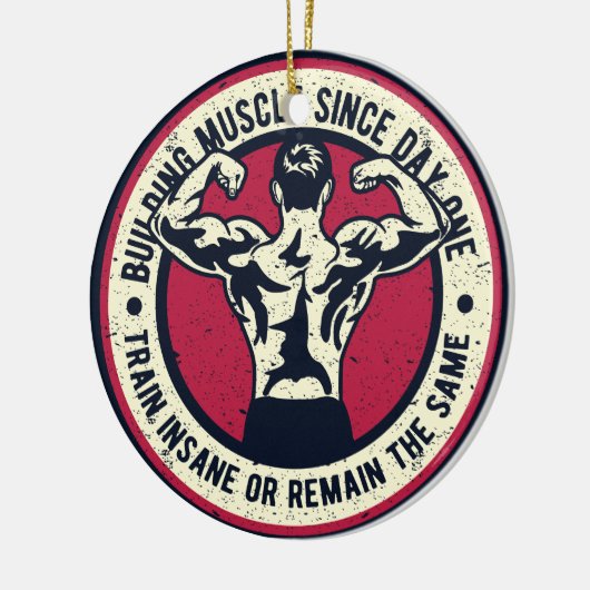 Gebäude Muskel Train Insane oder bleibt gleich Keramikornament (Links)