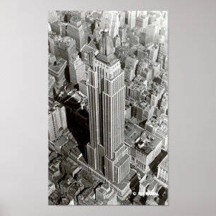 Gebäude New York City - Reich-Staat Poster