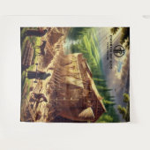 Gebäude Noahs Arche Wandteppich (Vorderseite (Horizontal))