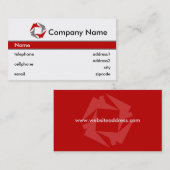 Gebäude-oder Dach-Geschäfts-Karten-Entwurf Visitenkarte (Vorne/Hinten)