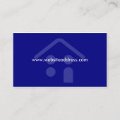 Gebäude-oder Dach-Geschäfts-Karten-Entwurf Visitenkarte (Rückseite)