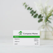 Gebäude-oder Dach-Geschäfts-Karten-Entwurf Visitenkarte (Stehend Vorderseite)