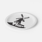 Gebäude Pappteller (Schrägansicht)