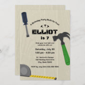 Gebäude Party Einladung (Vorne/Hinten)