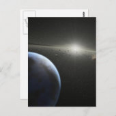 Gebäude Planets Postkarte (Vorne/Hinten)