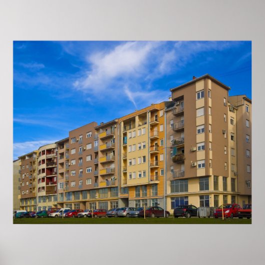 Gebäude Poster (Vorne)