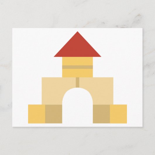 Gebäude Postkarte (Vorderseite)