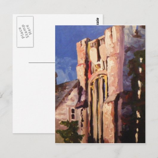 Gebäude Postkarte (Vorne/Hinten)