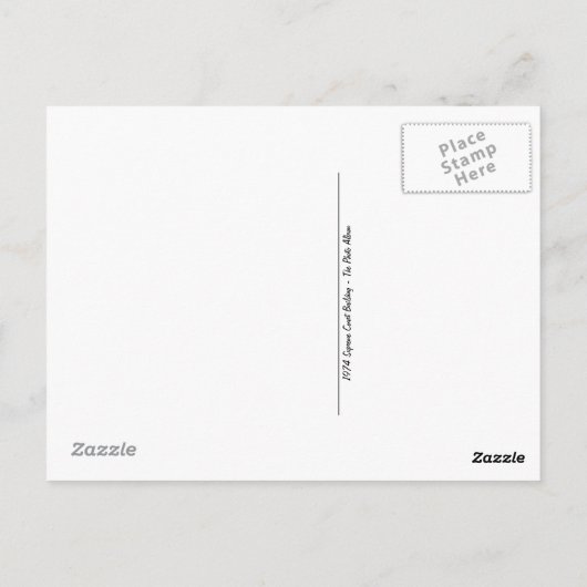 Gebäude Postkarte des Obersten Gerichtshofs (Rückseite)